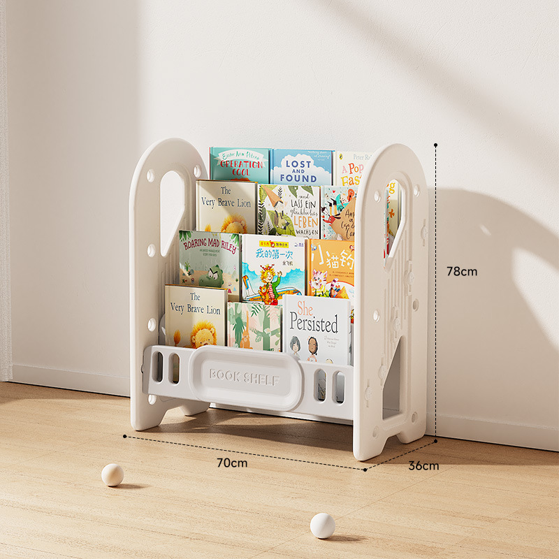 Baby Nursery Bookshelf - Półka na zabawki dla dzieci, organizer,