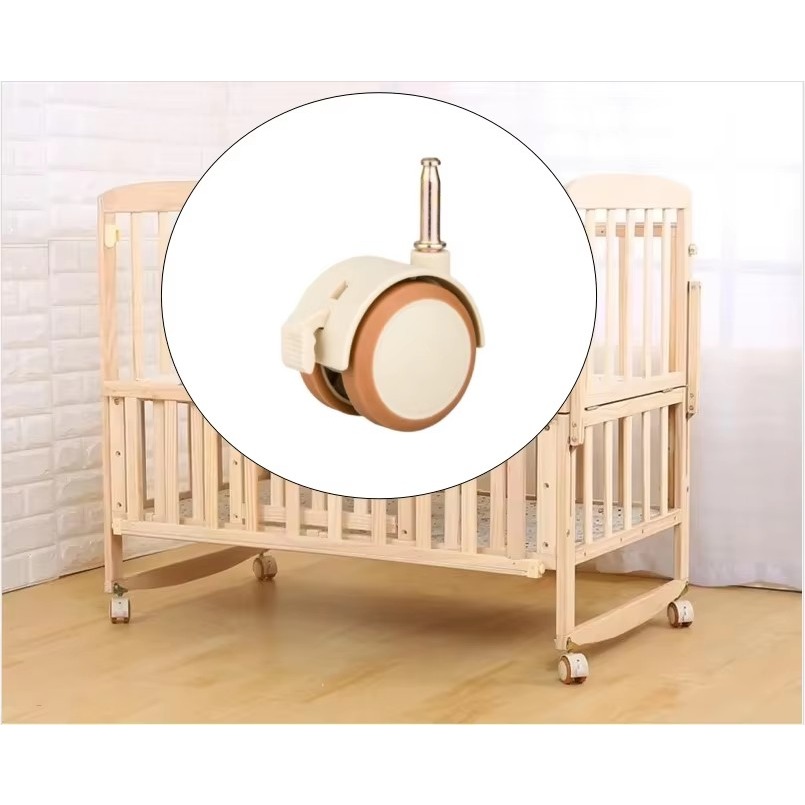 Baby Nursery Trolley - 2/4 szt. 2'' Kółka obrotowe do