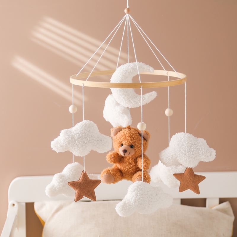 Crib Mobile Musical - Karuzela do łóżeczka z misiami –