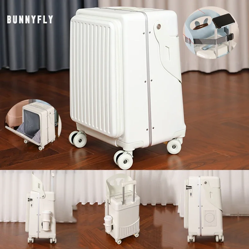 Baby Nursery Trolley - Walizka dziecięca BunnyFly z siedziskiem dla