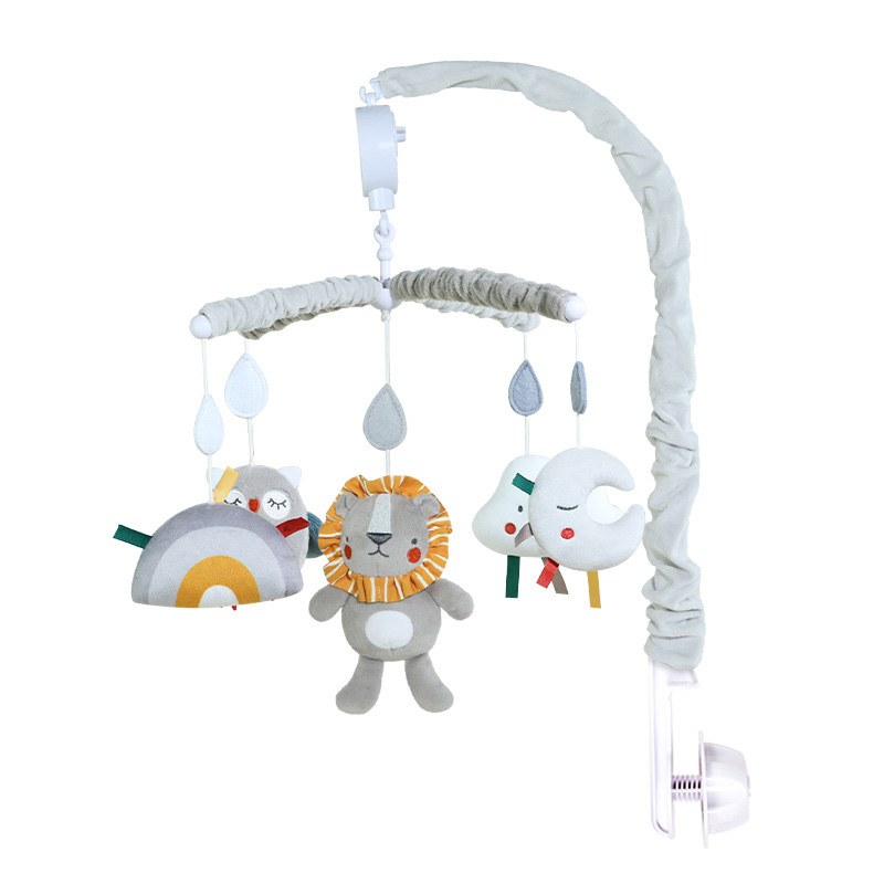 Crib Mobile Musical - Przenośna karuzela nad łóżeczko grzechotka do