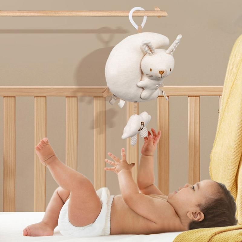 Crib Mobile Musical - U13F miękka bawełna wieszak na fotelik
