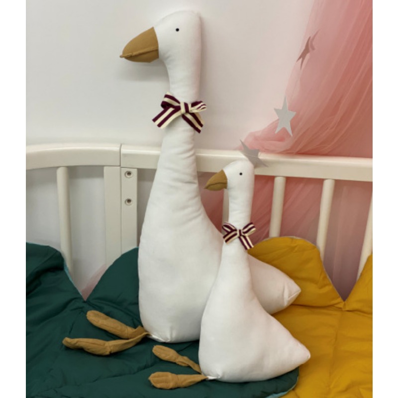 Baby Nursery Layout - 35/55 cm Pluszowa Zabawka Gęś w