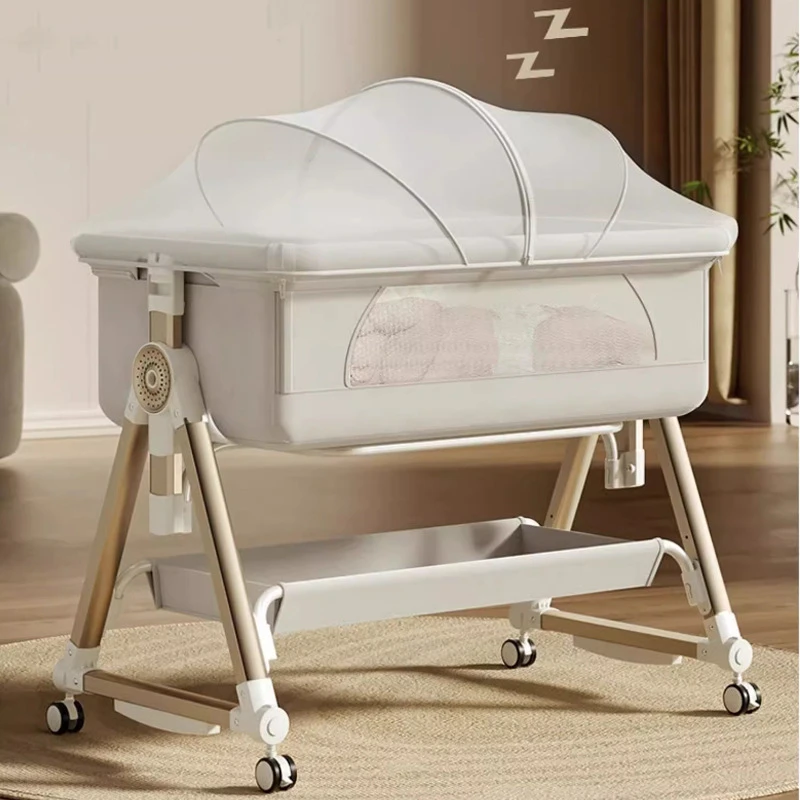 Łóżeczko dziecięce 8-w-1, inte – Baby Nursery Trolley recenzja i cena