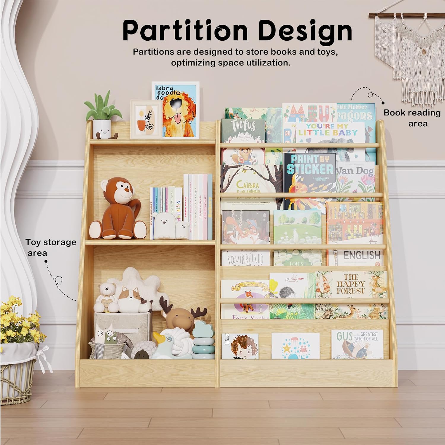 Półka na książki dla dzieci Mo – Baby Nursery Bookshelf recenzja i cena