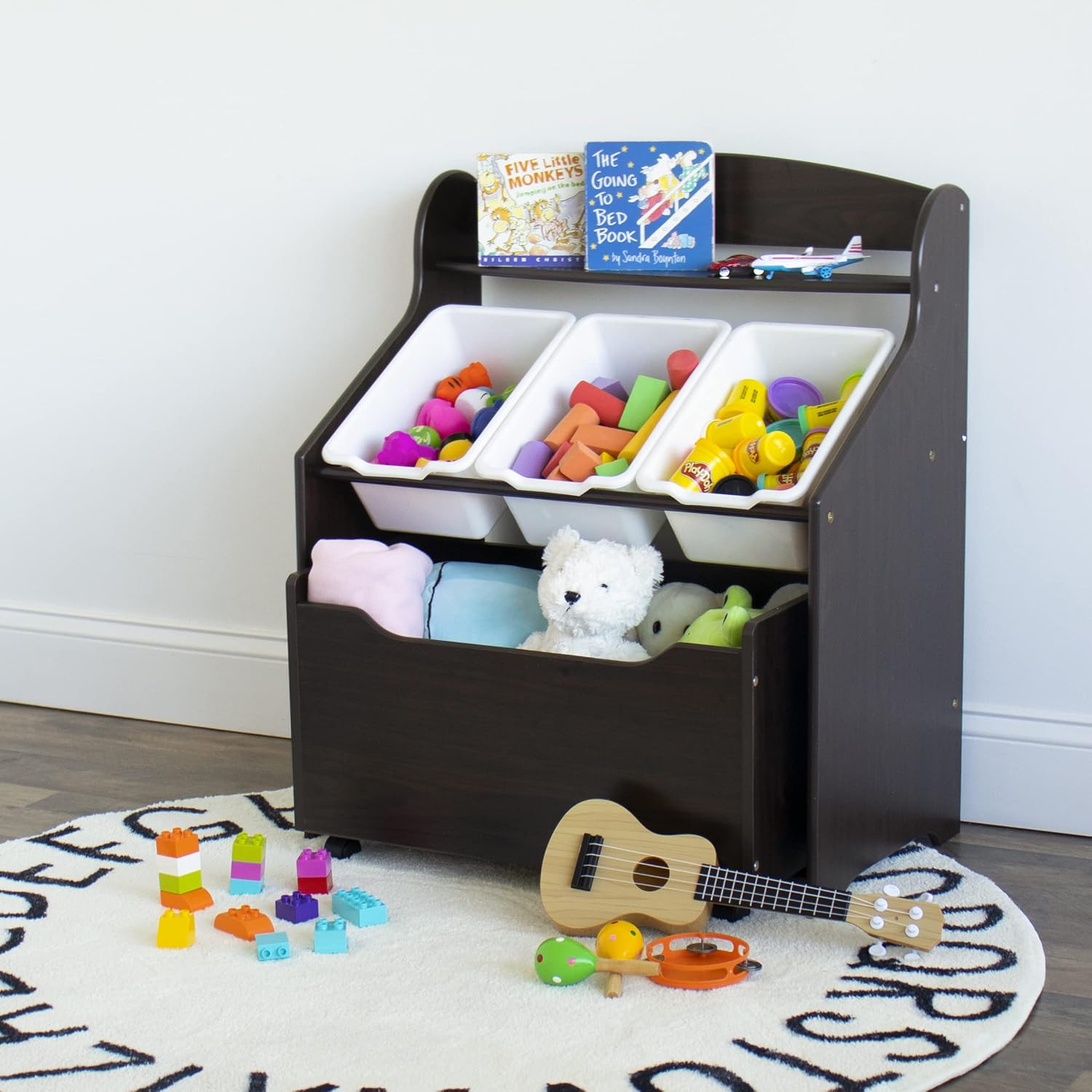 3 w 1: Półka na książki dla dz – Baby Nursery Bookshelf recenzja i cena