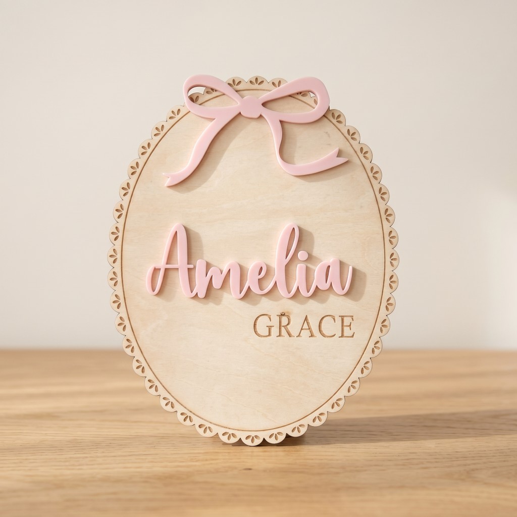 1 szt. Personalizowana drewnia – Baby Nursery recenzja i cena