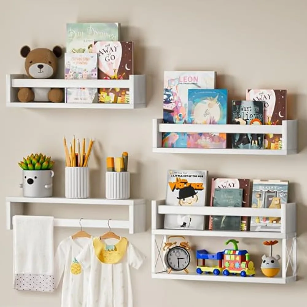 Zestaw półek na książki QimCoo – Baby Nursery Bookshelf recenzja i cena