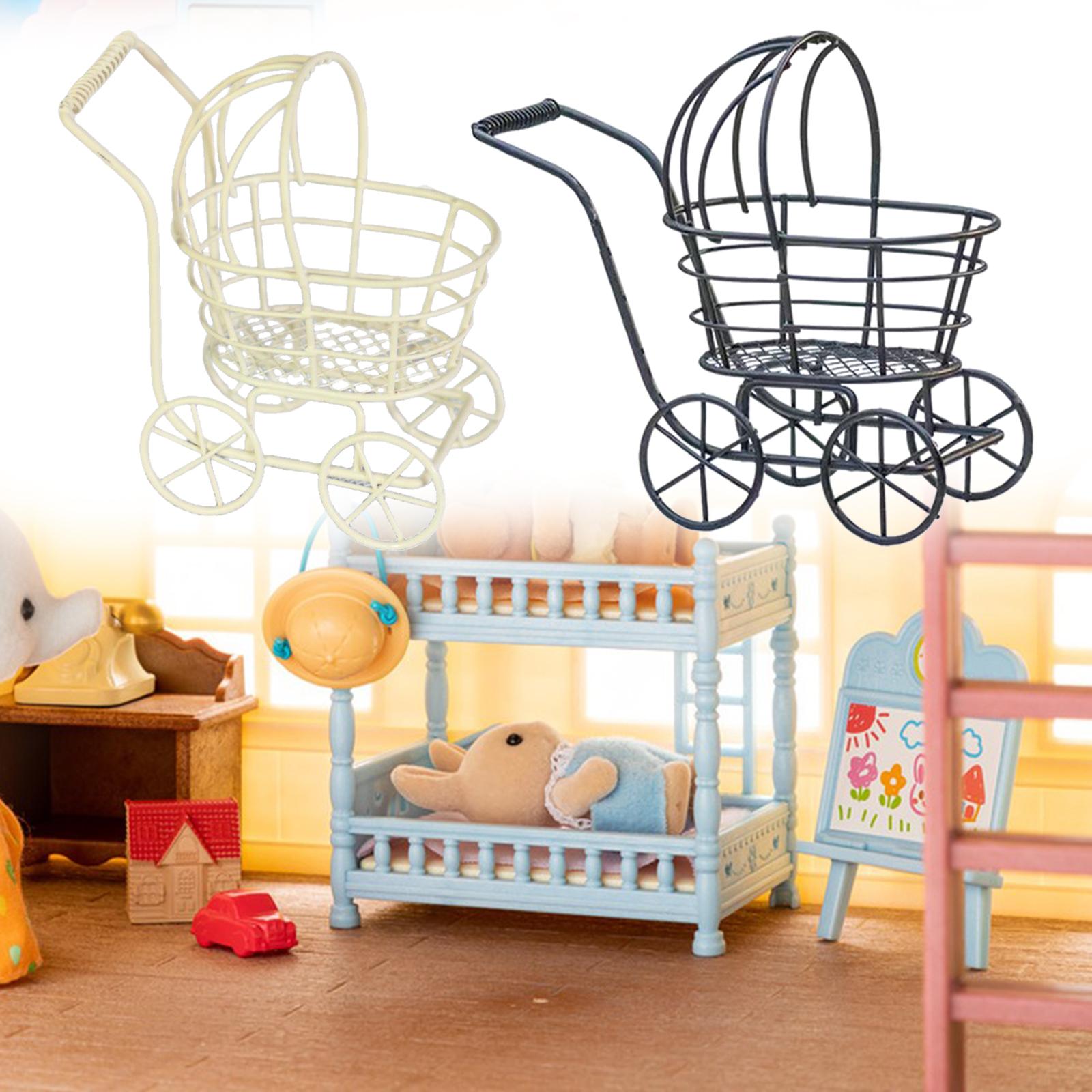 Wózek dziecięcy w skali 1:12 d – Baby Nursery Layout recenzja i cena