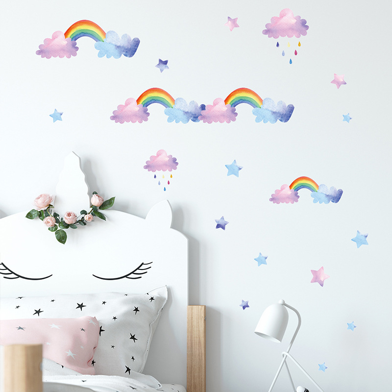 Naklejka ścienna z motywem chm – Baby Nursery Layout recenzja i cena