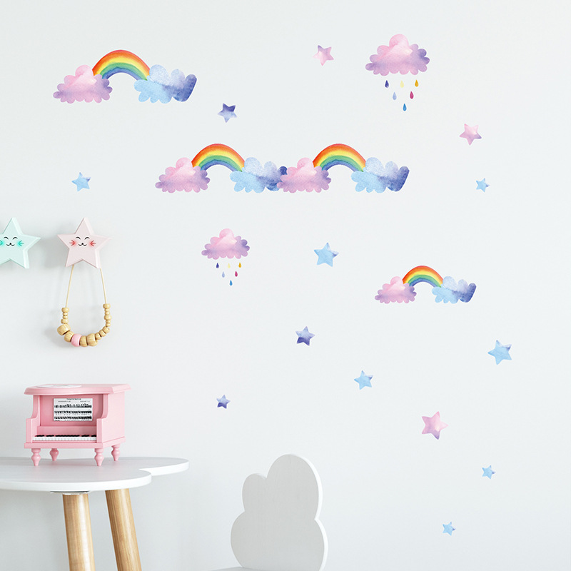 Naklejka ścienna z motywem chm – Baby Nursery Layout recenzja i cena
