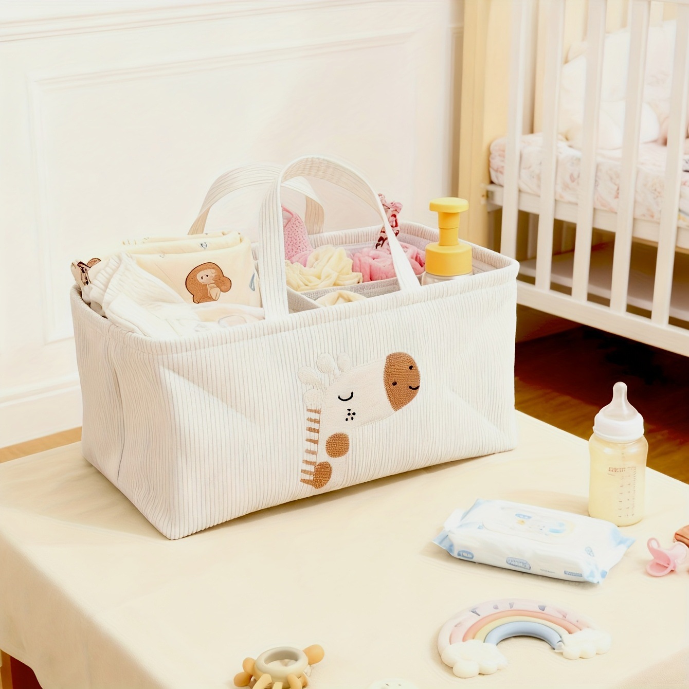 Uroczy składany koszyk na piel – Baby Nursery Handles recenzja i cena