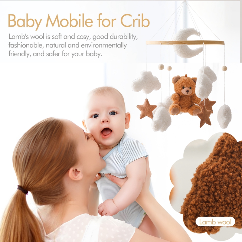 Drewniany karuzelowy gryzak do – Crib Mobile Musical recenzja i cena
