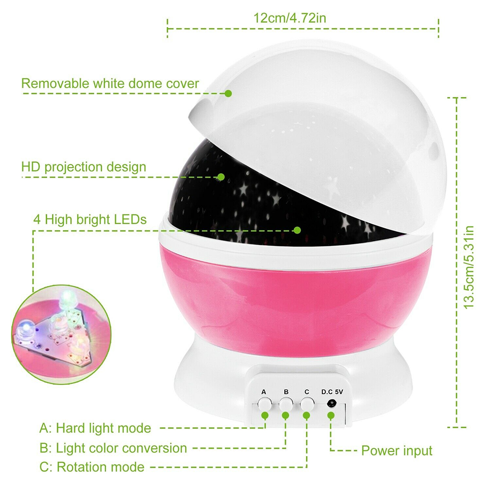 Lampka nocna Projektor Gwiaźdz – Baby Nursery Equipment recenzja i cena