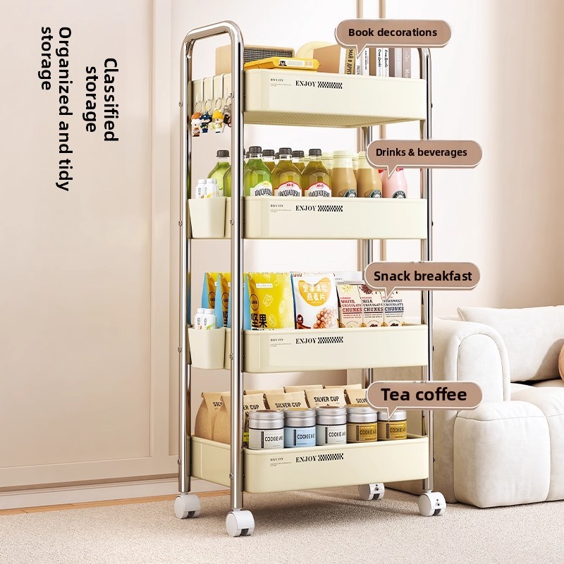 Wielofunkcyjny wózek na kółkac – Baby Nursery Bookshelf recenzja i cena
