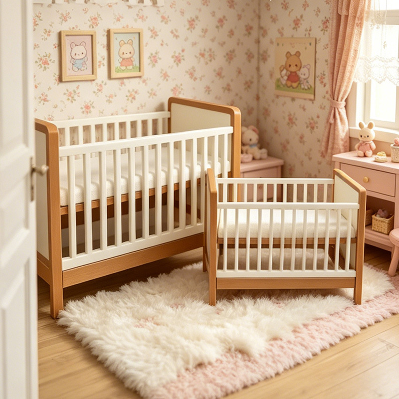 Mini plastikowa łóżeczko dla l – Baby Nursery Layout recenzja i cena