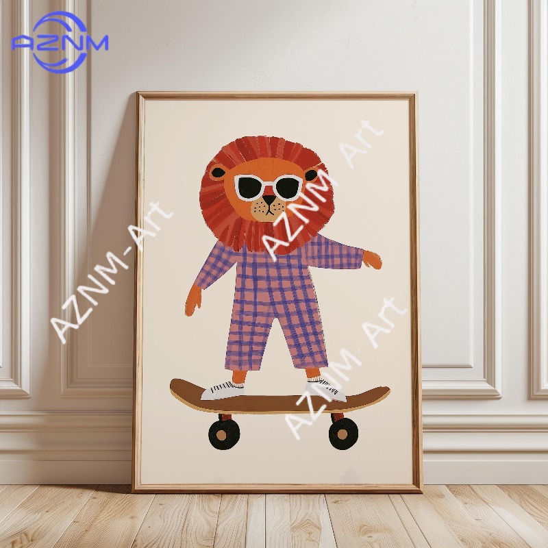 1 szt. Zabawny plakat ze zwier – Baby Nursery Posters recenzja i cena