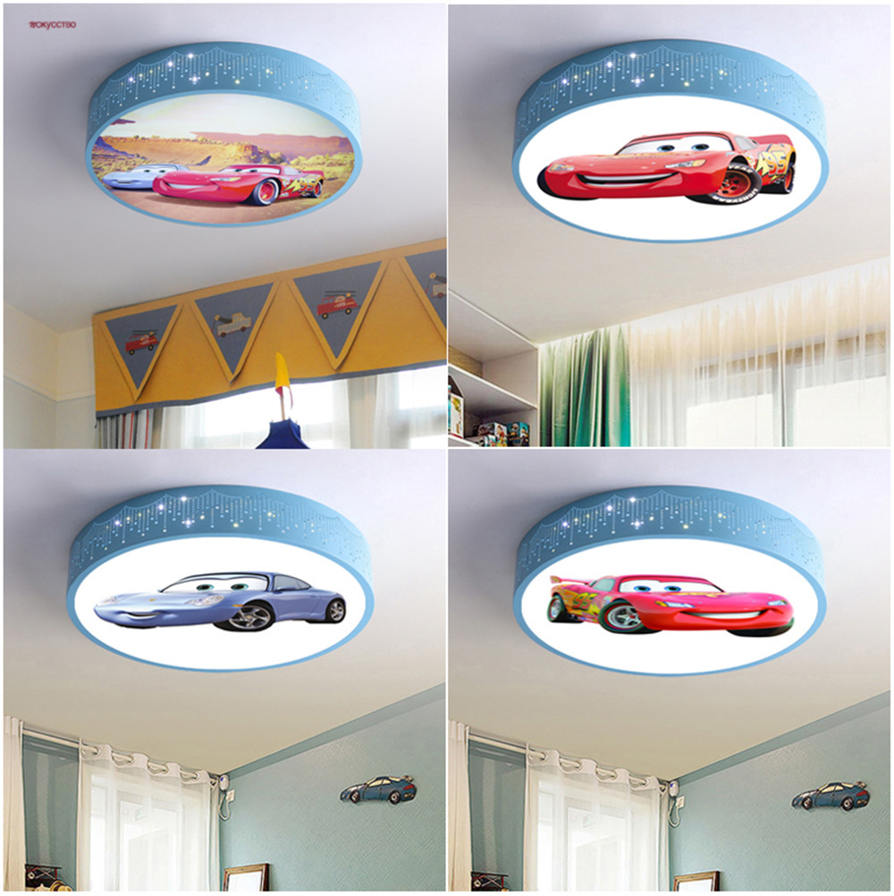 Cartoon samochodów okrągłe Led – Baby Nursery Light Fixture recenzja i cena
